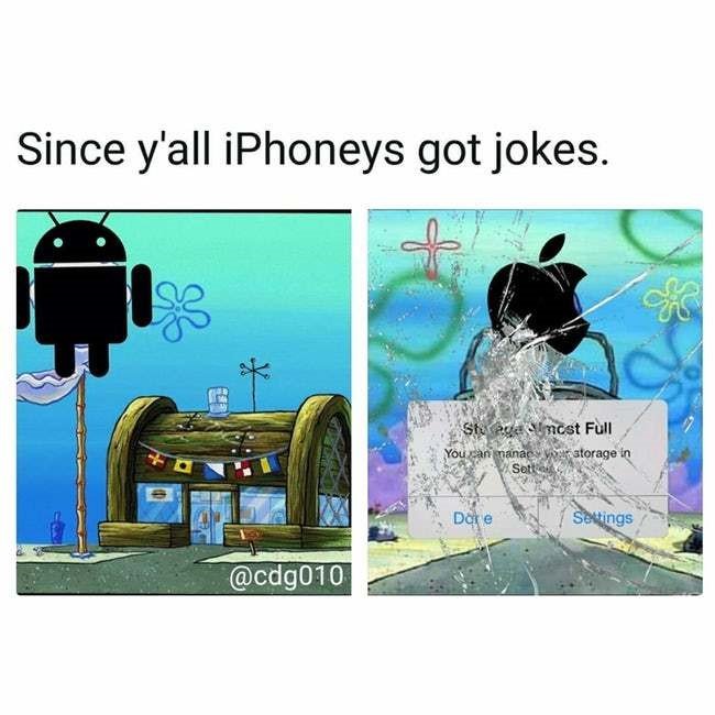 Android vs iPhone Memes 9