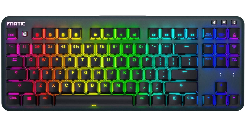 FNATIC miniStreak - LED Backlit RGB Mechanical Gaming Keyboard