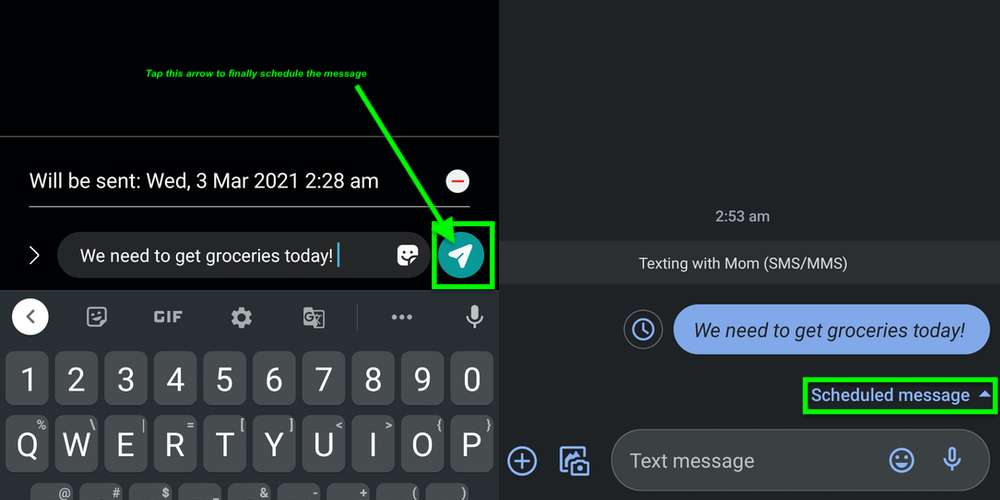 How To Schedule Text Messages in Android