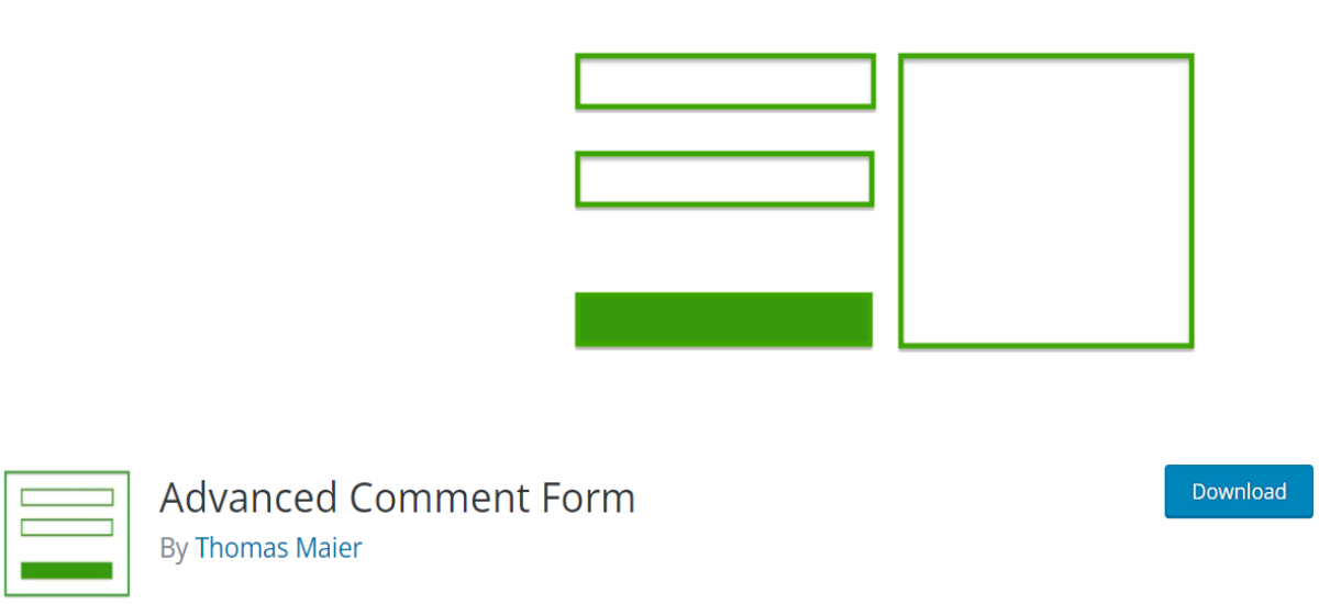 Advanced Comment Form plugin page