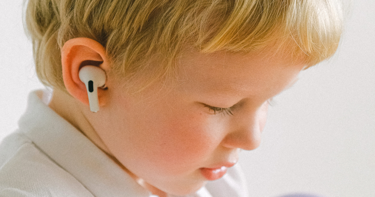 Wireless kids earphones